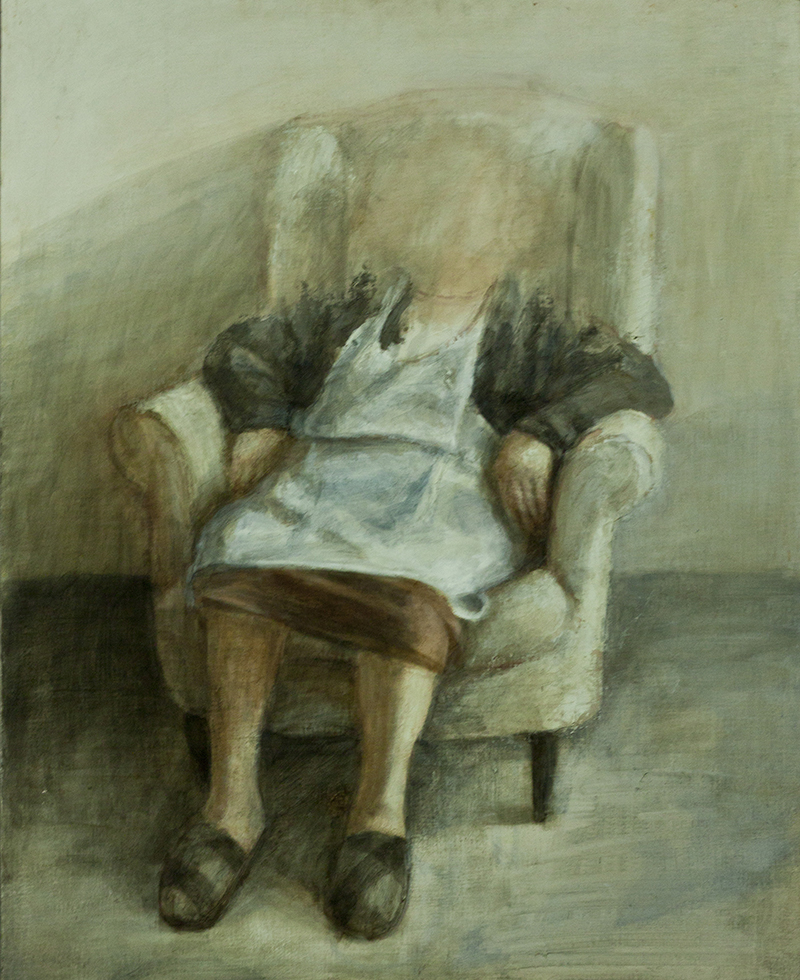 ''Alzheimer'' Óleo sobre tela entablada 100 x 81 cm 2011